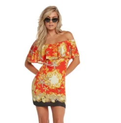 Off Shoulder Beach Dress | Sauvage Swimwear