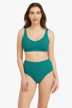 High Waist Tummy Control Swim Bottoms | Sea Level Australia -Bikini Seperates file 1128