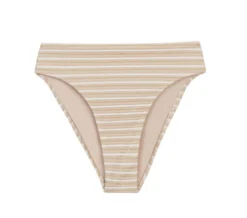 Striped High Waisted Bikini Bottoms | PQ Swim -Bikini Seperates file 1152