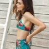 Turquoise High Waisted Bikini Set | Boamar