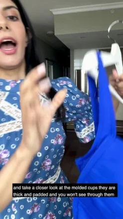 Cobalt Blue Tankini Sustainable | Sea Level Australia -Bikini Seperates file 1259