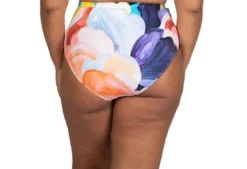 High Waist Tankini Set Abstract | Artesands -Bikini Seperates file 1293