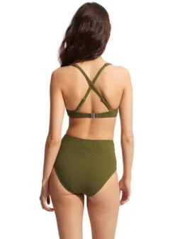 Green Underwire Bikini Top Sustainable | Seafolly -Bikini Seperates file 1307