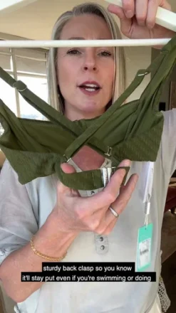 Green Underwire Bikini Top Sustainable | Seafolly -Bikini Seperates file 1310