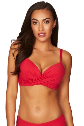 Red Underwire Bikini Top Sustainable | Sea Level Australia 1 Red Underwire Bikini Top Sustainable | Sea Level Australia