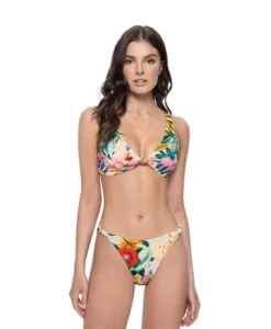 Flower Bikini Top Reversible | PQ Swim -Bikini Seperates file 133