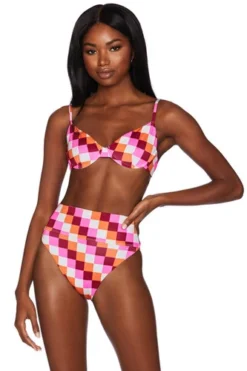 Checkered Bathing Suit Bottoms | Beach Riot