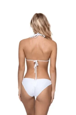 White Triangle Bikini Top Macrame | PQ Swim -Bikini Seperates file 1356