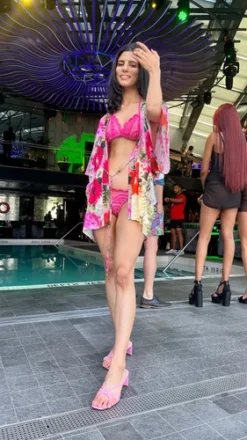 Hot Pink Triangle Bikini Set | PQ Swim -Bikini Seperates file 1373