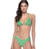 Green Bikini Top Macrame | PQ Swim