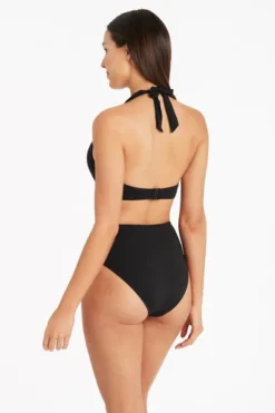 High Waisted Swimsuit With Tummy Control Sustainable | Sea Level Australia -Bikini Seperates file 1406