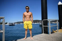 Palm Tree Swim Trunks | Island Haze