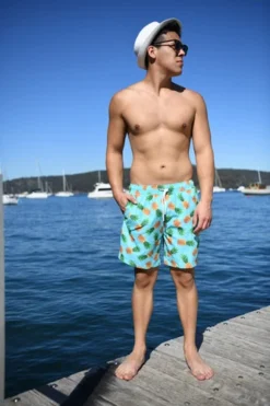 Pineapple Swim Trunks | Island Haze