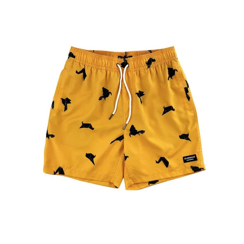 Gold Swim Trunks | Island Haze 2 Gold Swim Trunks | Island Haze - Image 2