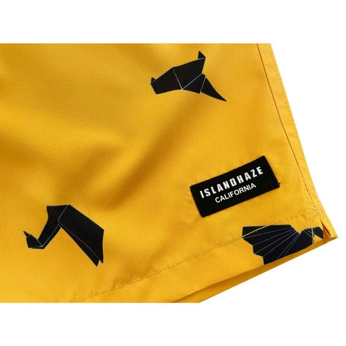 Gold Swim Trunks | Island Haze 4 Gold Swim Trunks | Island Haze - Image 4
