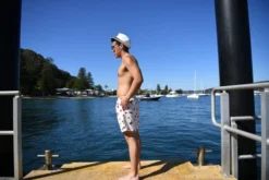 Mens Printed Swim Trunks Cherry | Island Haze -Bikini Seperates file 1478