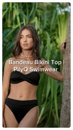 Bandeau Bikini Top | PQ Swim -Bikini Seperates file 195