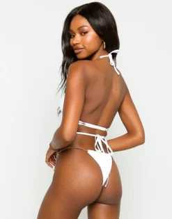 Wrap Bikini Top Gold Chain | Beach Bunny Swimwear -Bikini Seperates file 210