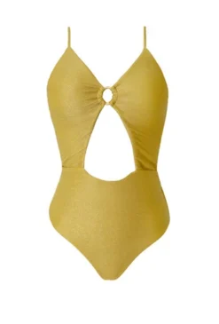 Cut Out Monokini Gold | PQ Swim -Bikini Seperates file 235