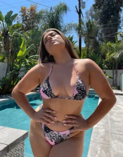 Snakeskin Bikini Top | Beach Bunny Swimwear -Bikini Seperates file 314