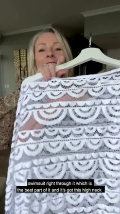 White Lace Beach Cover Up | PQ Swim -Bikini Seperates file 366