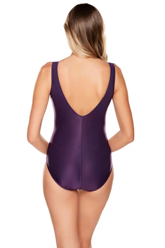 Shaping Swimsuit Purple | Miraclesuit 3 Shaping Swimsuit Purple | Miraclesuit - Image 3