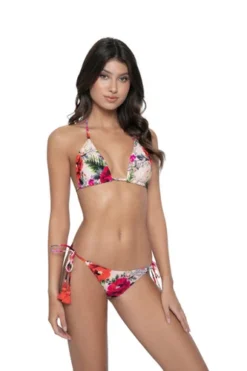 Floral Tie Side Bikini Swimsuit Bottoms Reversible | PQ Swim 13 Floral Tie Side Bikini Swimsuit Bottoms Reversible | PQ Swim -Bikini Seperates file 415