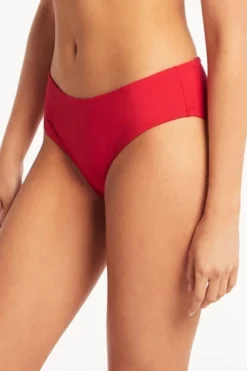 Red Tankini Set Sustainable | Sea Level Australia -Bikini Seperates file 505