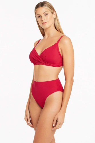 High Waist Red Bikini Set | Sea Level Australia 1 High Waist Red Bikini Set | Sea Level Australia
