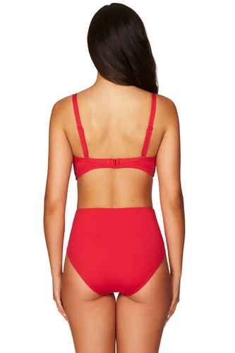 Tummy Control Bikini Bottoms Red Sustainable | Sea Level Australia 4 Tummy Control Bikini Bottoms Red Sustainable | Sea Level Australia - Image 4