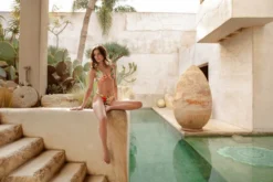 Three Piece Bikini Set Floral Reversible | PQ Swim -Bikini Seperates file 543