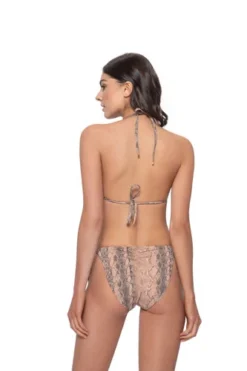 Snake Print Bikini Top Reversible | PQ Swim -Bikini Seperates file 602