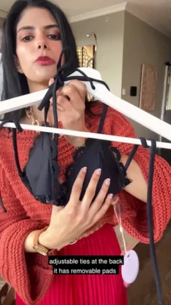 Black Bikini Top Lace | PQ Swim 18 Black Bikini Top Lace | PQ Swim -Bikini Seperates file 636