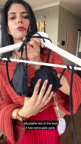 Black Bikini Top Lace | PQ Swim 7 Black Bikini Top Lace | PQ Swim - Image 7