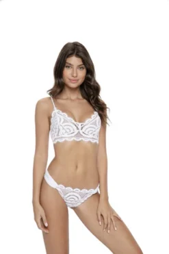 Bralette Swim Top White Lace | PQ Swim