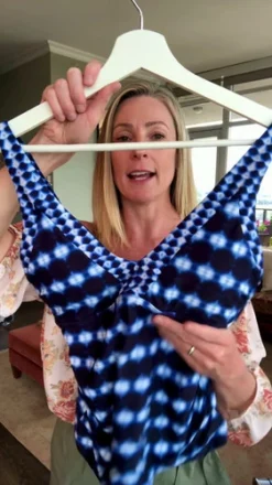 Navy Bikini Bottoms Bandhani | Sea Level Australia -Bikini Seperates file 661