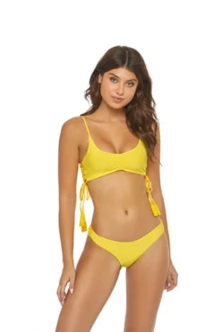 Yellow Bikini Top | PQ Swim -Bikini Seperates file 666