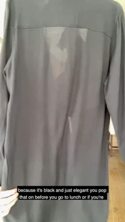 Shirt Beach Cover Up Black | PQ Swim -Bikini Seperates file 671