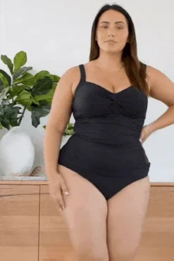 Black Tankini Top | Artesands -Bikini Seperates file 741