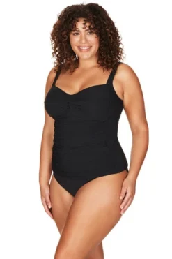 Black Tankini Top | Artesands -Bikini Seperates file 743