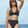 Black Halter Bikini Top | Sea Level Australia