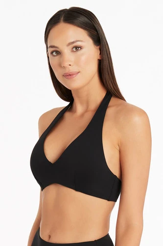 Black Halter Bikini Top | Sea Level Australia 2 Black Halter Bikini Top | Sea Level Australia - Image 2