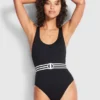 Belted One Piece Swimsuit | Seafolly