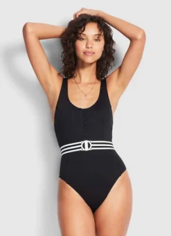 Belted One Piece Swimsuit | Seafolly