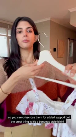 Flounce Swimsuit Set | Artesands -Bikini Seperates file 909